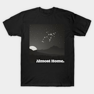 Black Aesthetic Tee Almost Home T-Shirt